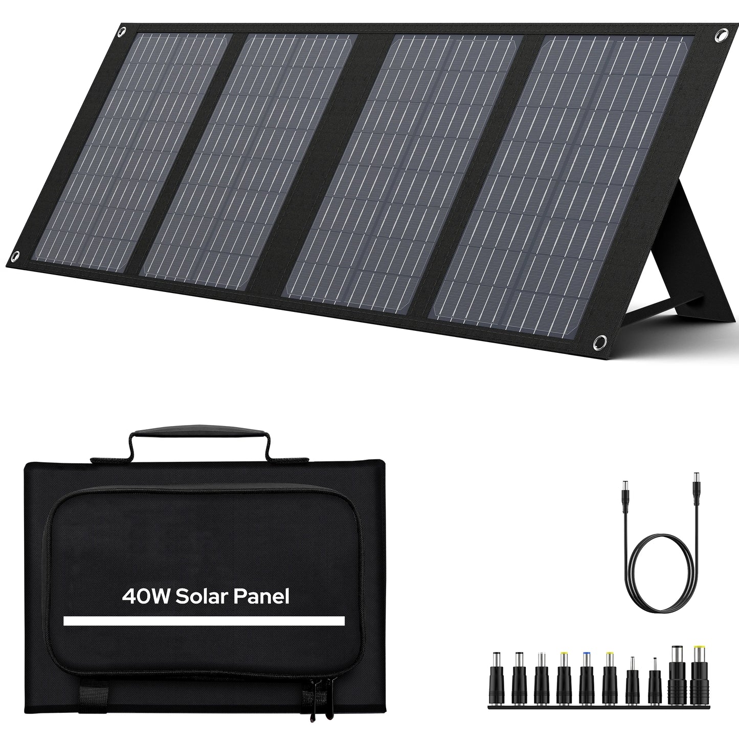 SinKeu Foldable Solar Panel Waterproof 100W 60W 40W Portable Charger