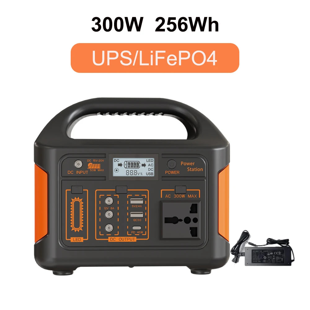 GaiaRay 460.8Wh Portable Power Station Solar Generator 110V AC