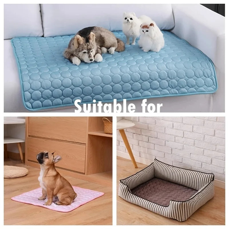 BeiYu Pet Dog Cooling Mat Self Cooling Pad For Dogs