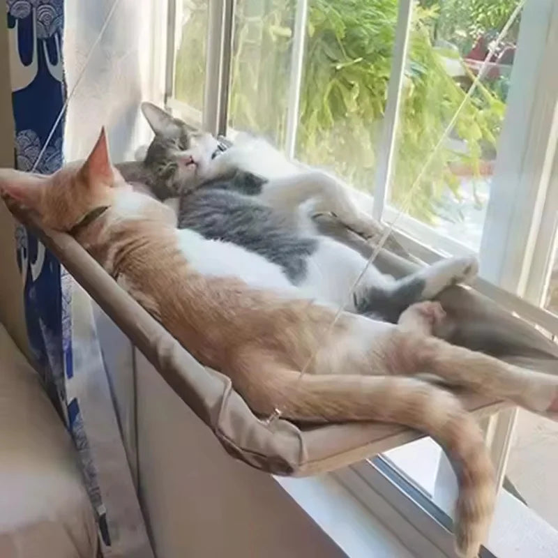 Ultra Soft Cat Window Hammock Bed Secure Mounting Space Saving Perch