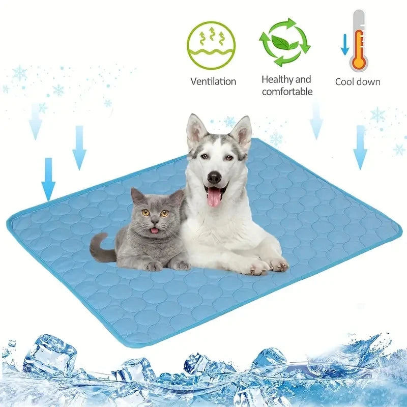 BeiYu Pet Dog Cooling Mat Self Cooling Pad For Dogs