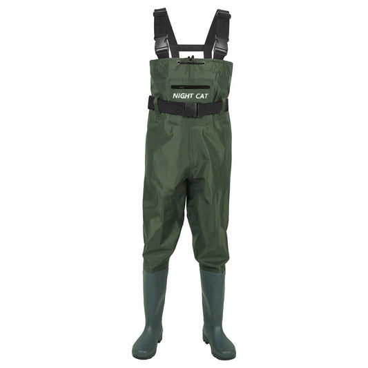 Night Cat Unisex Waterproof Chest Wader With Boots Breathable Lightweight