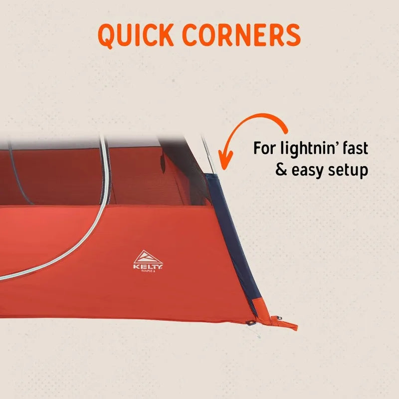 Freestanding Rumpus Tent For 4 To 6 People With Extra Large Vestibule