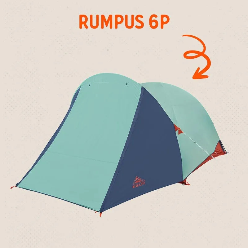 Freestanding Rumpus Tent For 4 To 6 People With Extra Large Vestibule