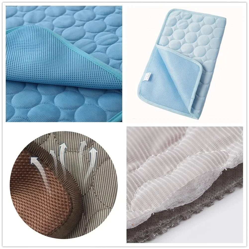 BeiYu Pet Dog Cooling Mat Self Cooling Pad For Dogs
