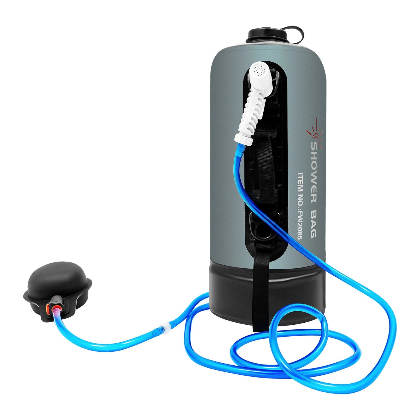 Bymaocar Portable Camping Shower Bag With Solar Heating Hose