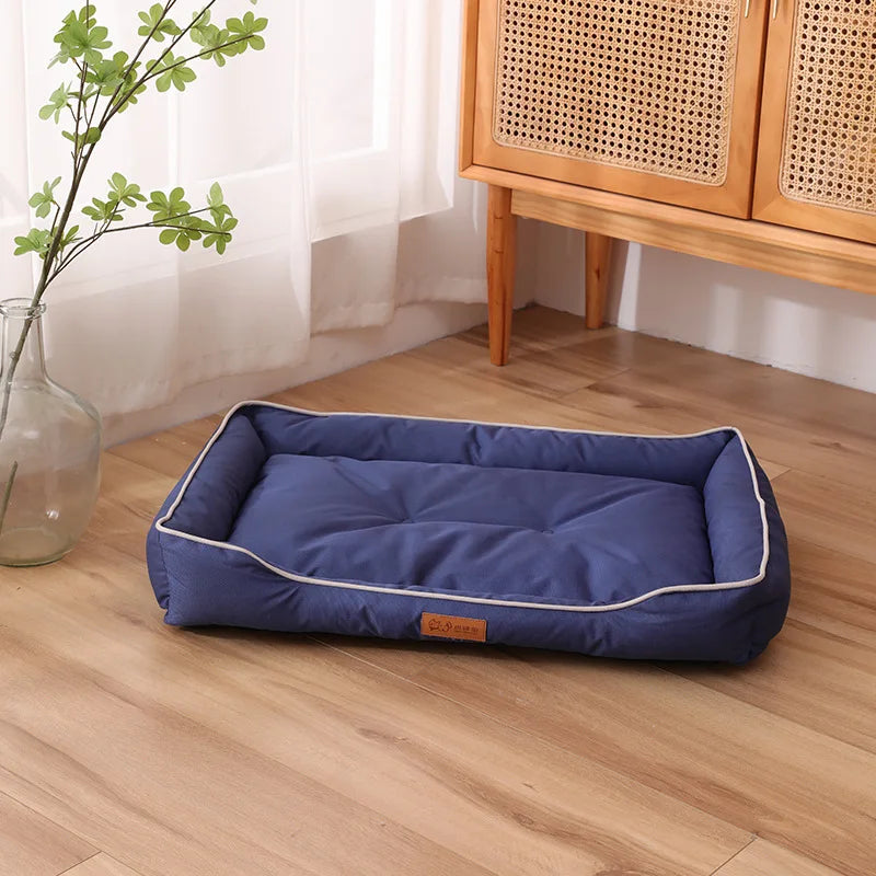 Square Dog Bed Sofa Style Waterproof Cushion For Pets