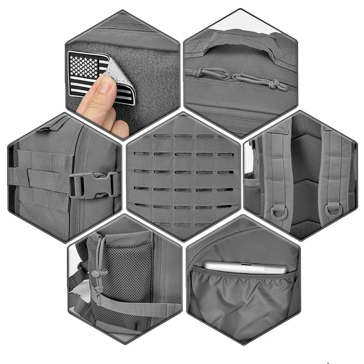ReFire Gear Tactical Backpack MOLLE Fishing Daypack