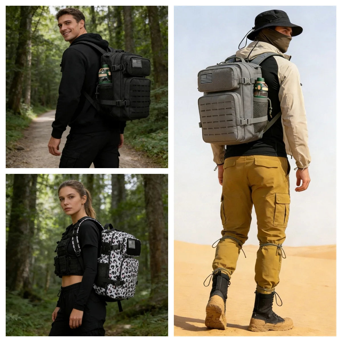 ReFire Gear Tactical Backpack MOLLE Fishing Daypack