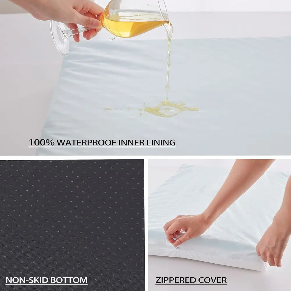 OVOZI Orthopedic Dog Bed With Cooling Memory Foam Waterproof Liner