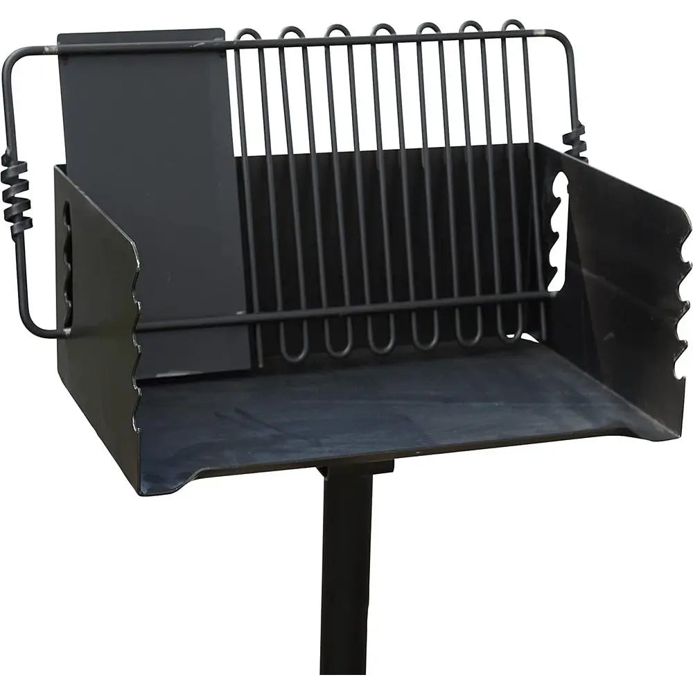 Heavy Duty Steel Jumbo BBQ Charcoal Grill With 360 Degree Rotating Grill