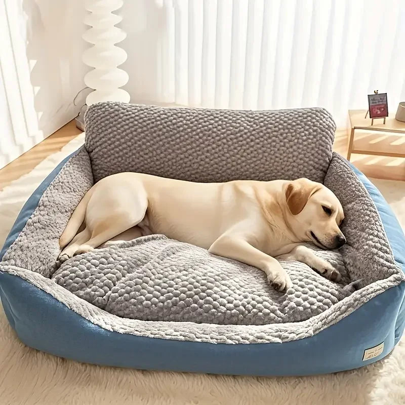 Durable Dog Bed Nest, Washable, Bite-Resistant, All-Season Comfort
