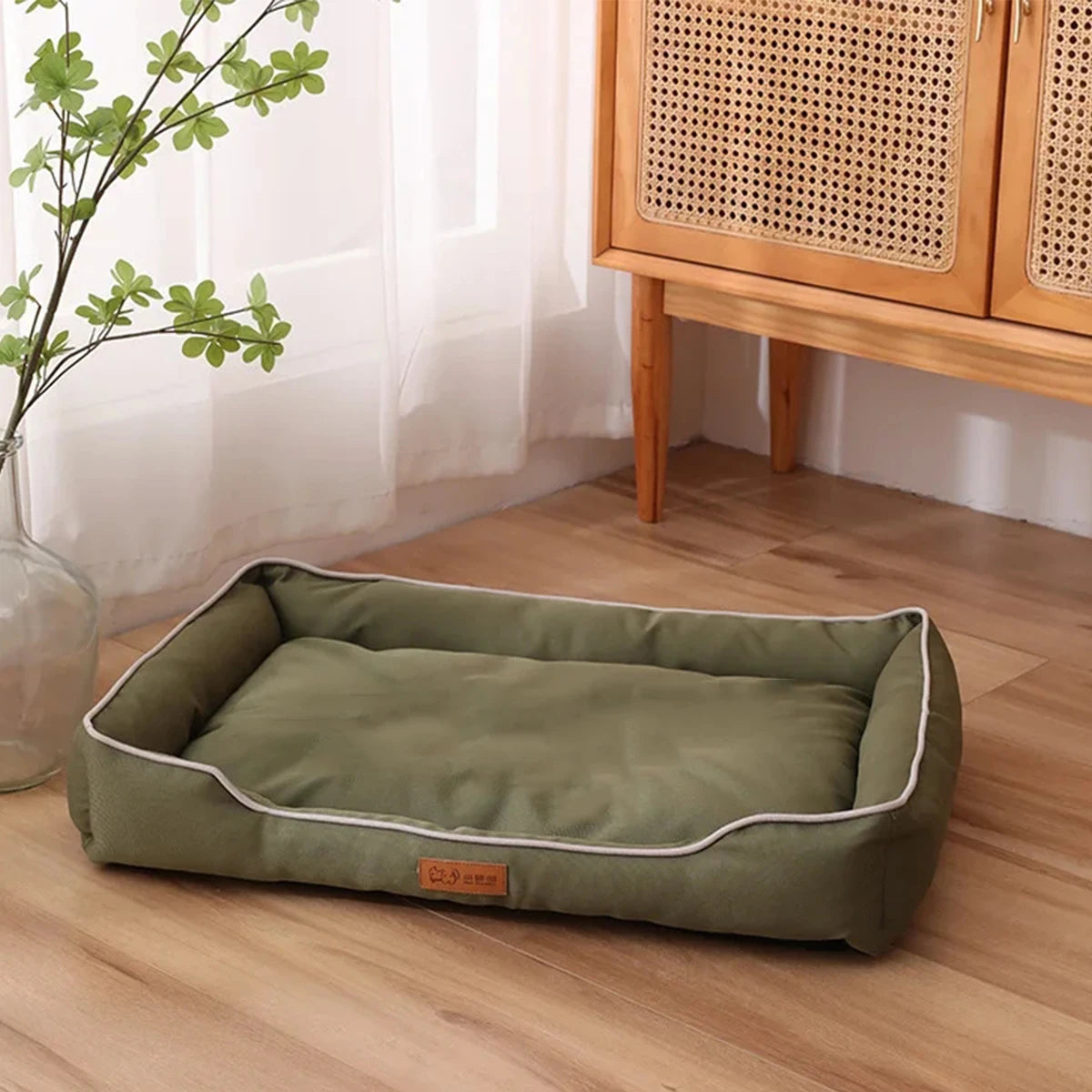 Square Dog Bed Sofa Style Waterproof Cushion For Pets