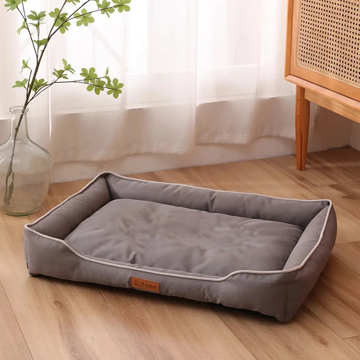 Square Dog Bed Sofa Style Waterproof Cushion For Pets