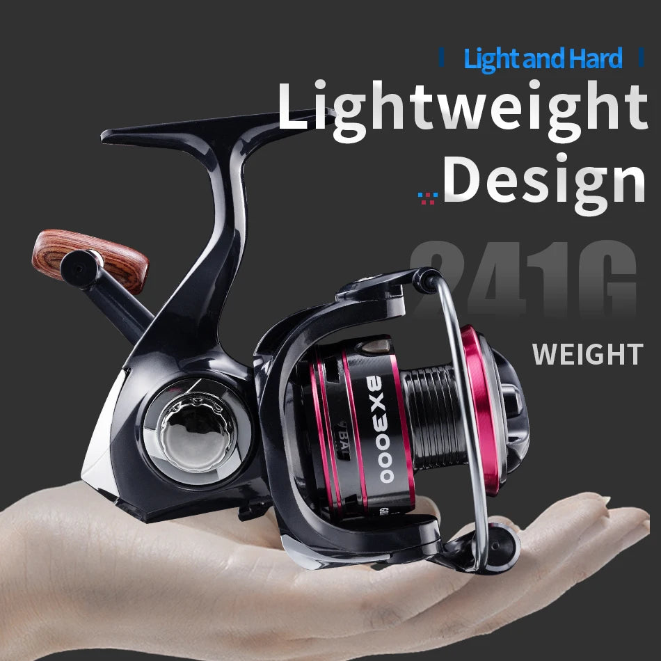 Rooblinos BX Super Light Spinning Reel 8kg Drag 5.2 To 1 Gear