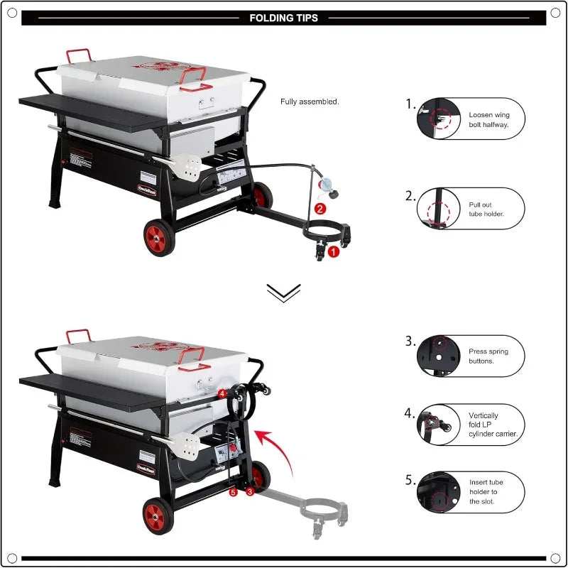 CFB2001 Crawfish Boiler Outdoor Propane Gas Cooker