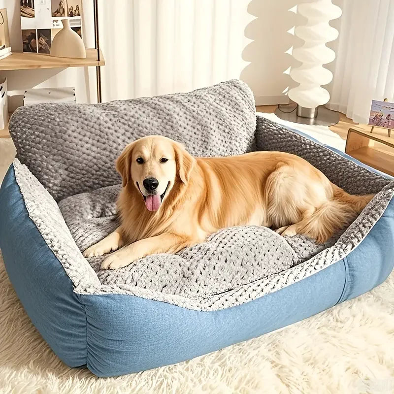 Durable Dog Bed Nest, Washable, Bite-Resistant, All-Season Comfort