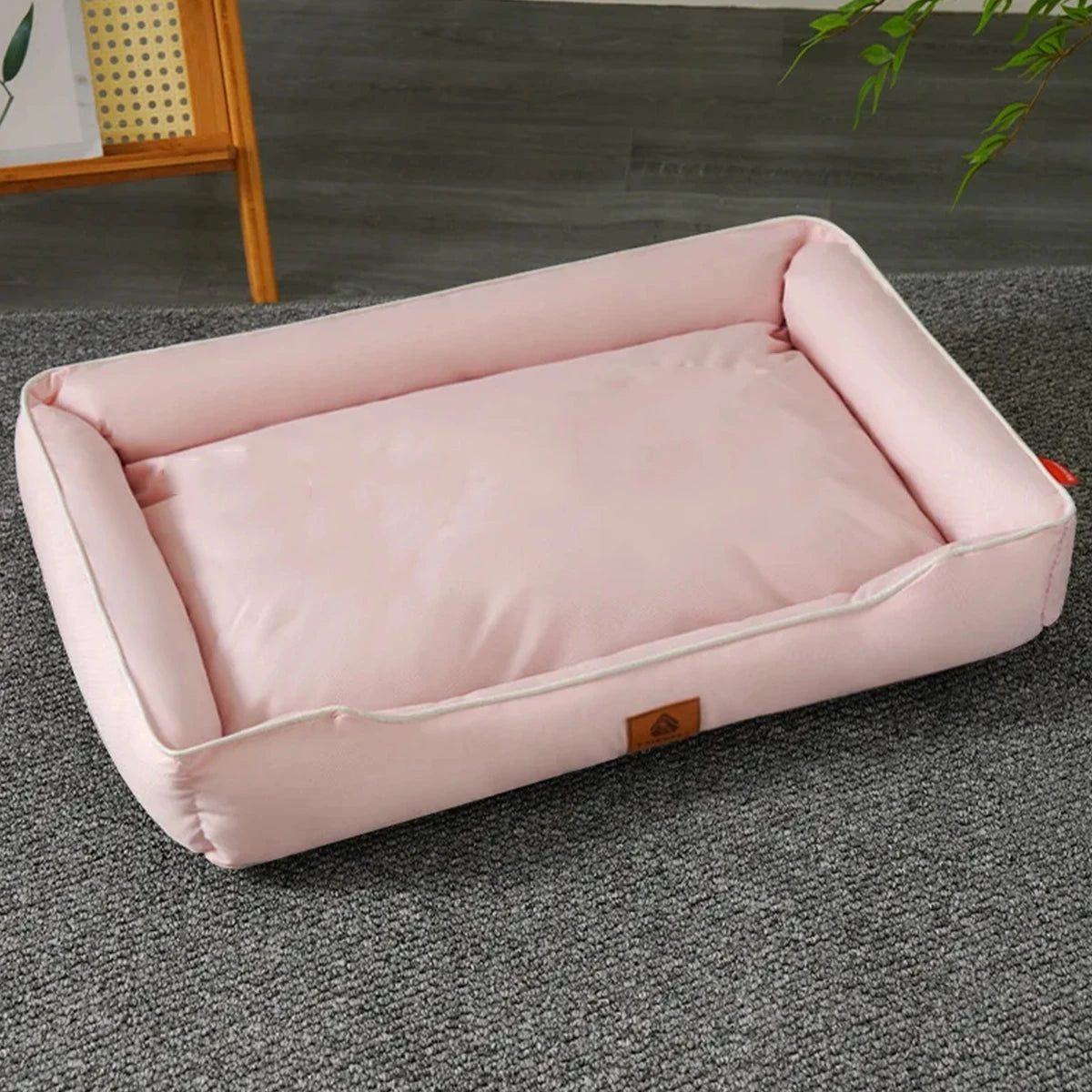 Square Dog Bed Sofa Style Waterproof Cushion For Pets