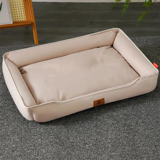 Square Dog Bed Sofa Style Waterproof Cushion For Pets