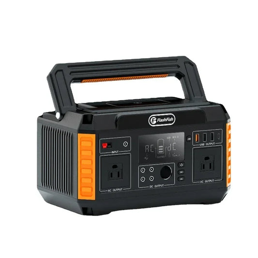 FlashFish 520Wh Portable Power Station Solar Generator for Camping RV